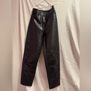 Wilfred Aritzia Leather Trousers